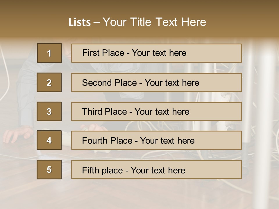 Graphic Technology Plug PowerPoint Template