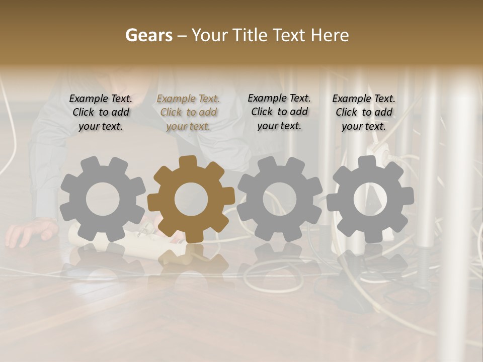 Graphic Technology Plug PowerPoint Template