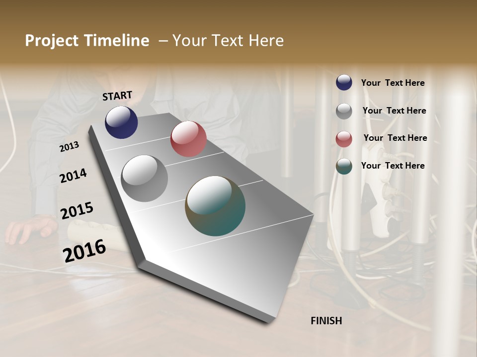 Graphic Technology Plug PowerPoint Template