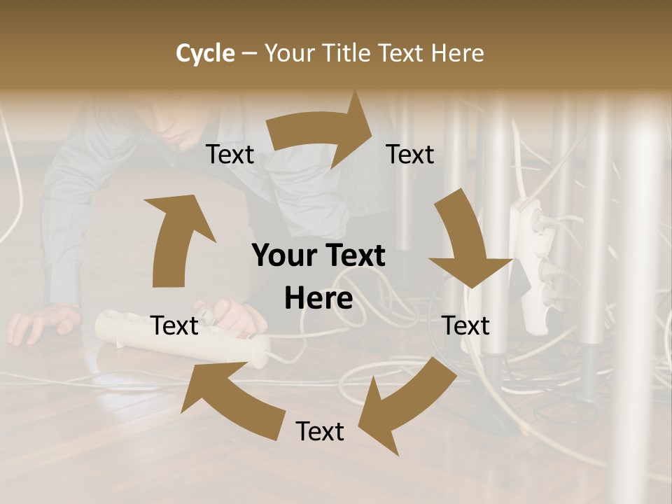 Graphic Technology Plug PowerPoint Template