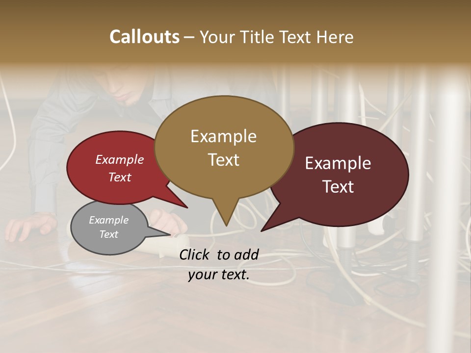 Graphic Technology Plug PowerPoint Template