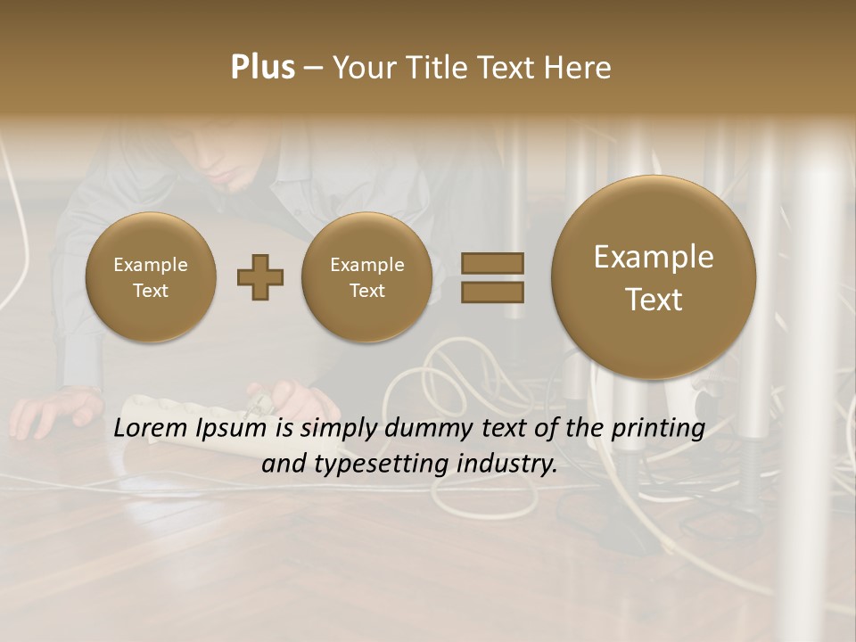 Graphic Technology Plug PowerPoint Template
