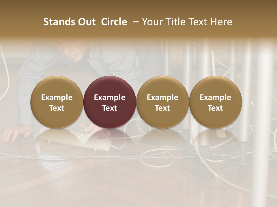 Graphic Technology Plug PowerPoint Template