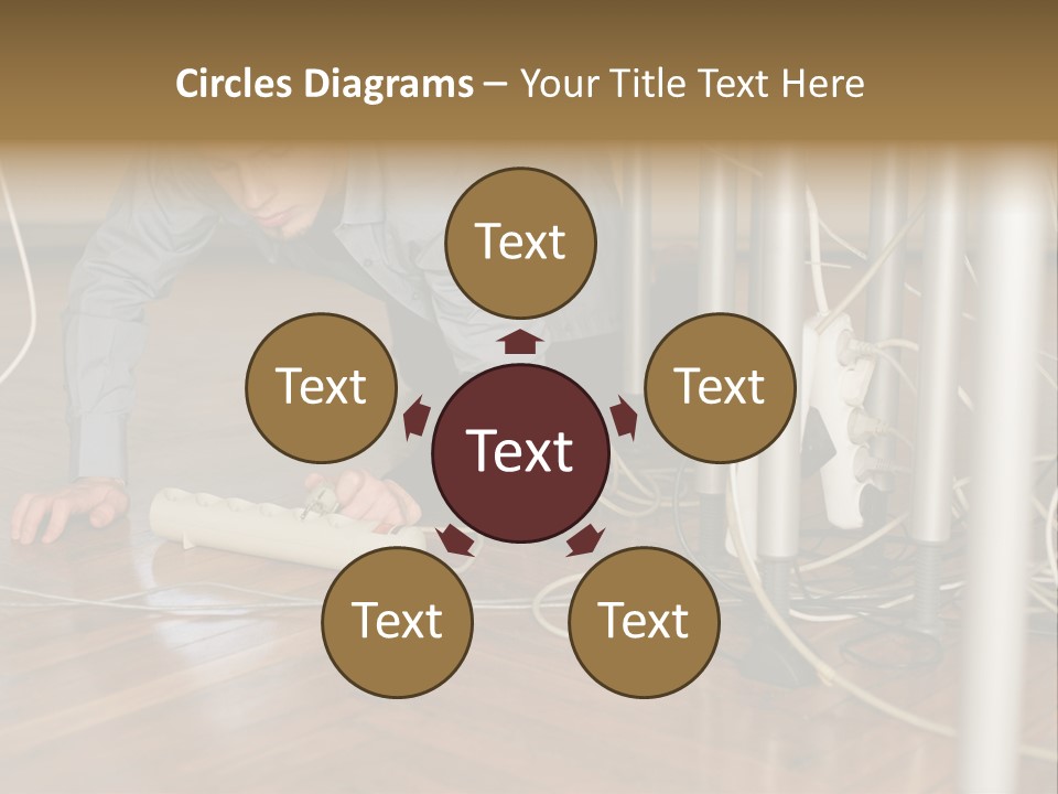 Graphic Technology Plug PowerPoint Template