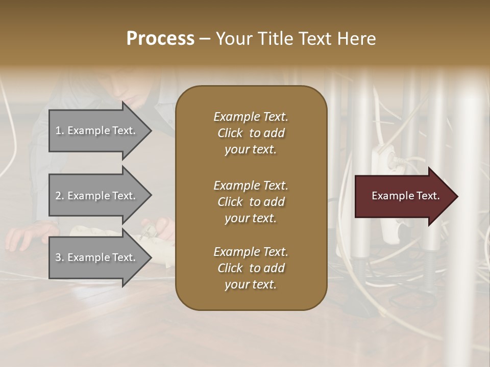 Graphic Technology Plug PowerPoint Template