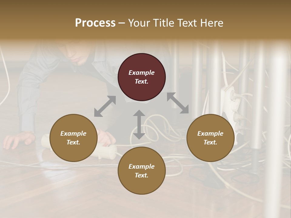 Graphic Technology Plug PowerPoint Template