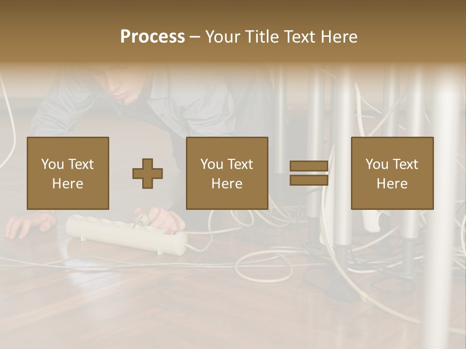 Graphic Technology Plug PowerPoint Template