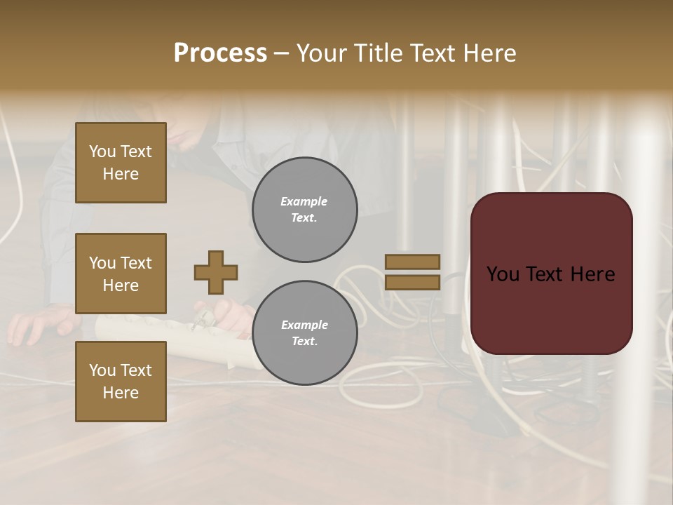 Graphic Technology Plug PowerPoint Template