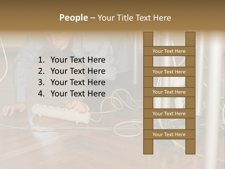 Graphic Technology Plug PowerPoint Template