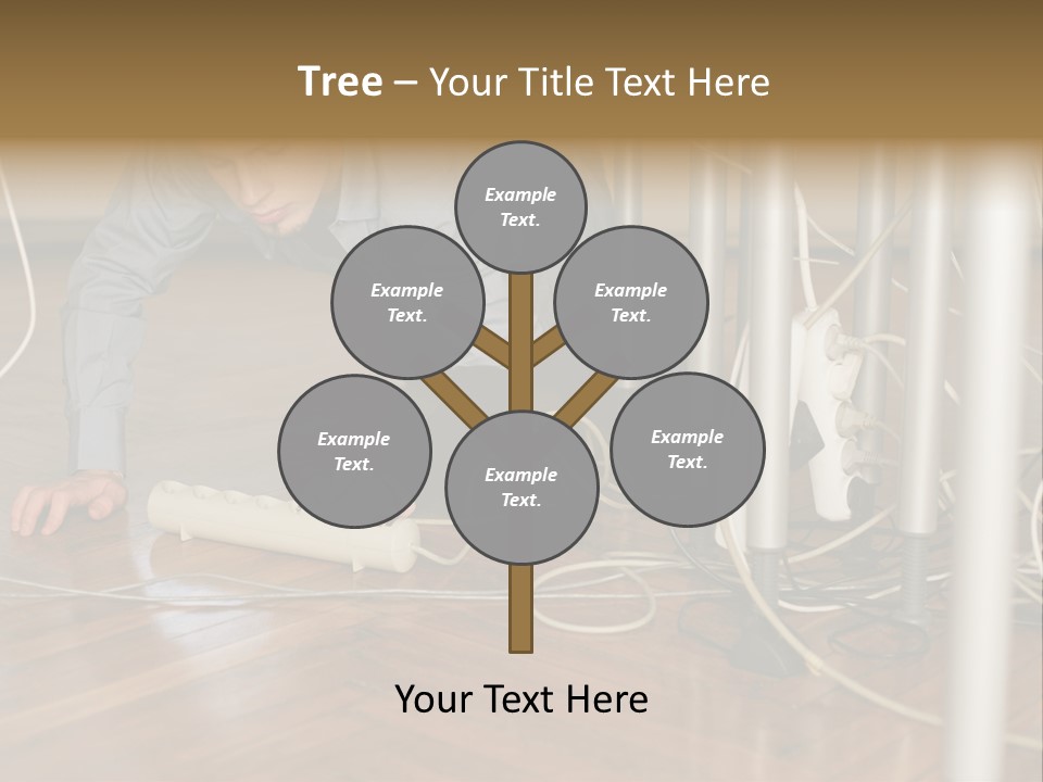 Graphic Technology Plug PowerPoint Template
