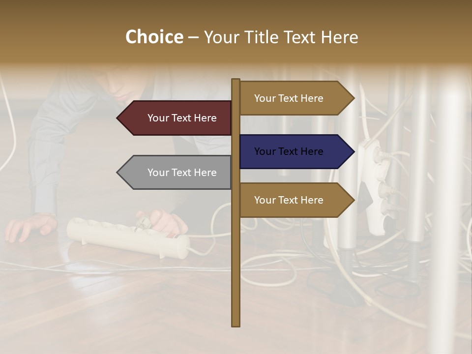 Graphic Technology Plug PowerPoint Template