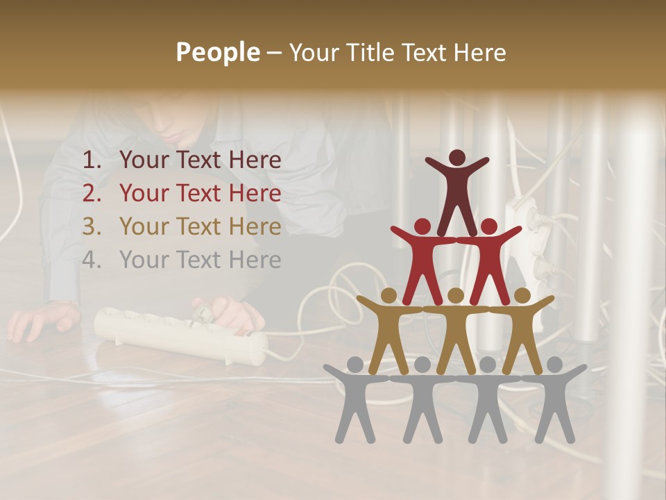 Graphic Technology Plug PowerPoint Template