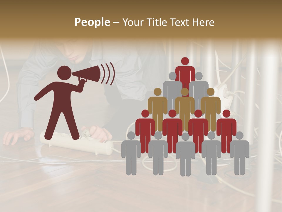 Graphic Technology Plug PowerPoint Template