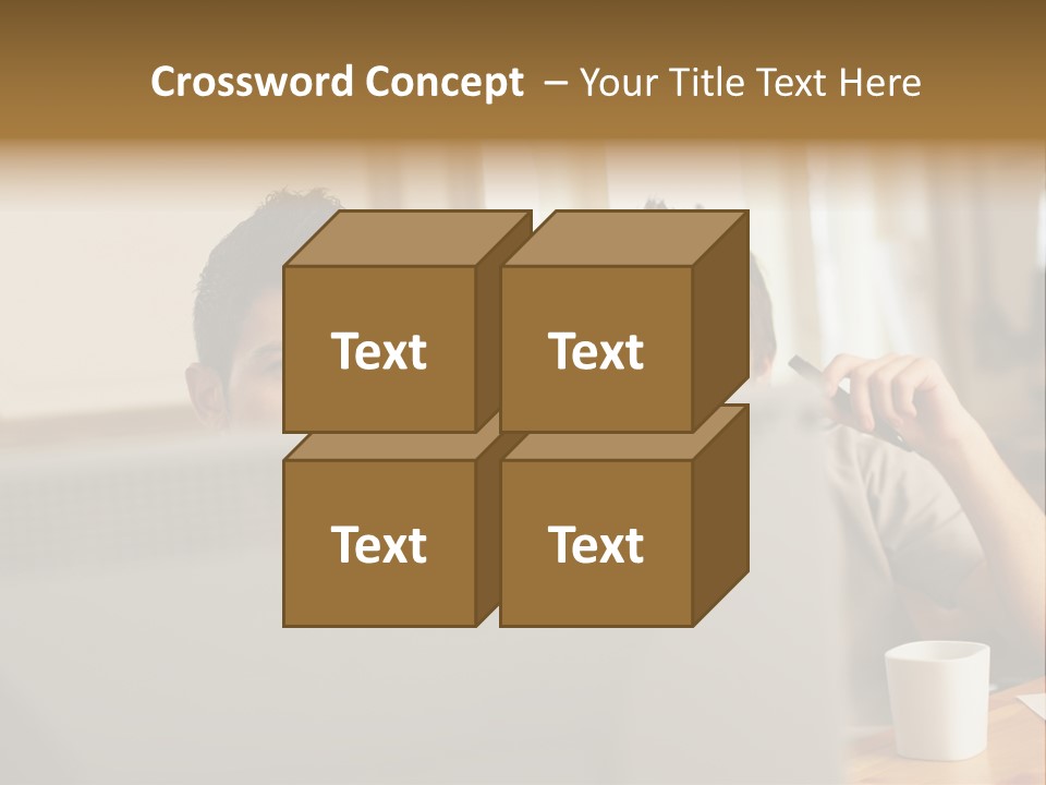 Caucasians People Ages PowerPoint Template