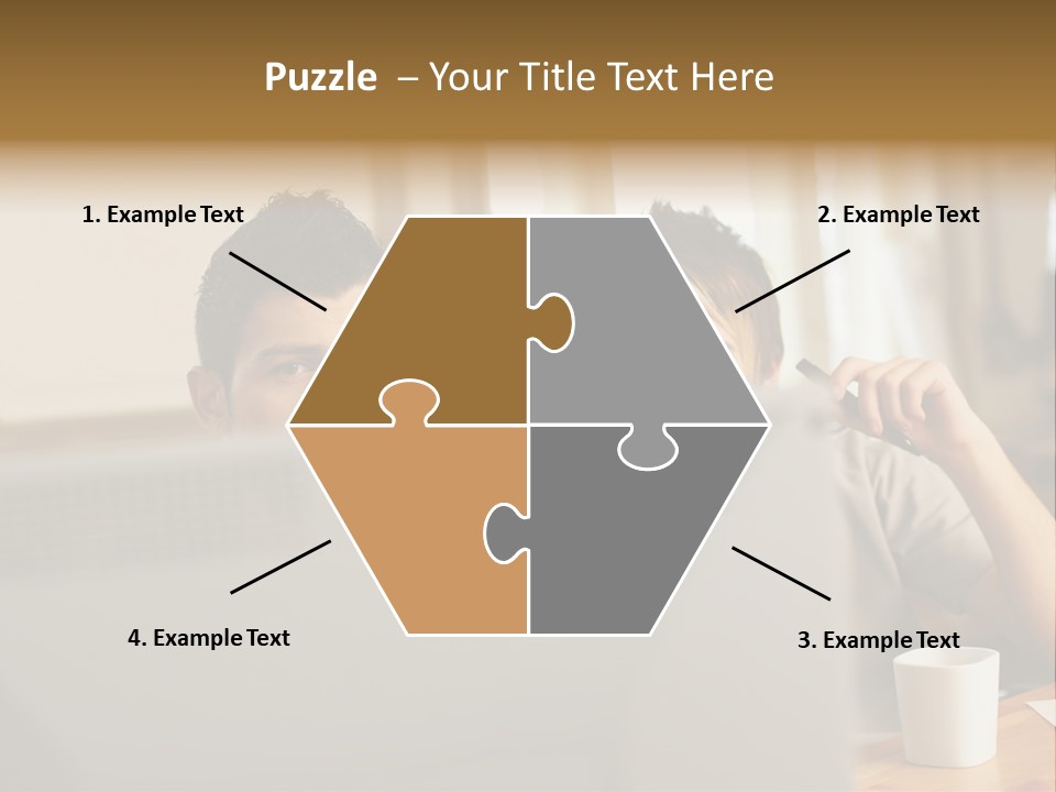 Caucasians People Ages PowerPoint Template