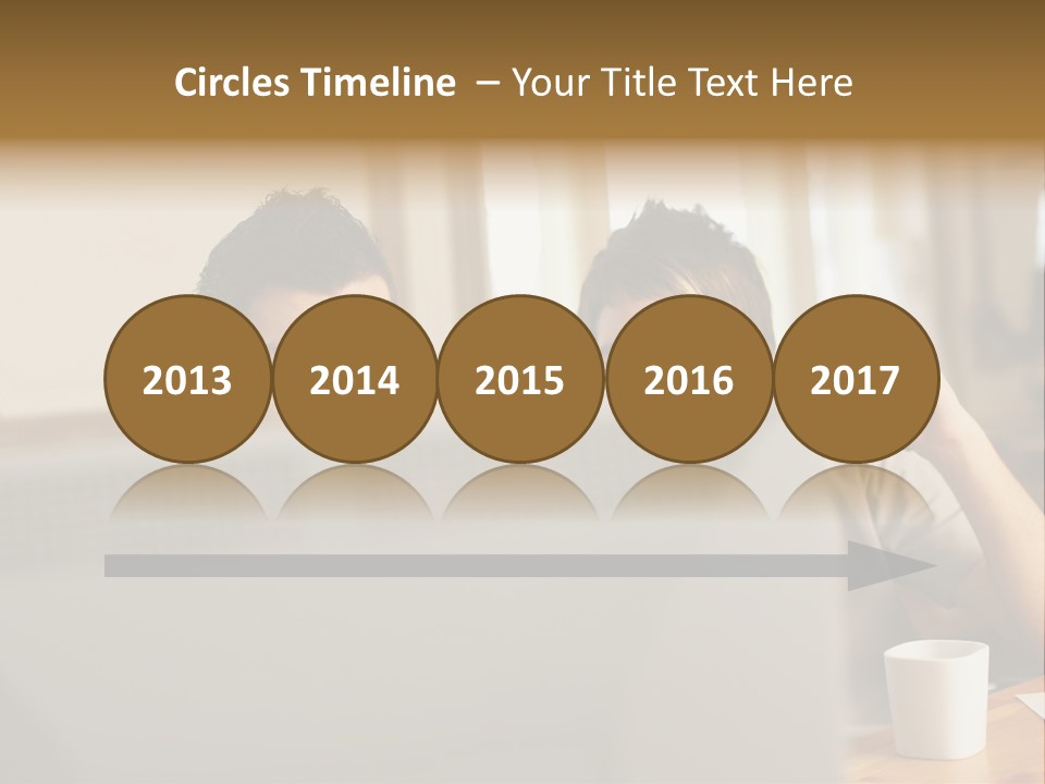 Caucasians People Ages PowerPoint Template