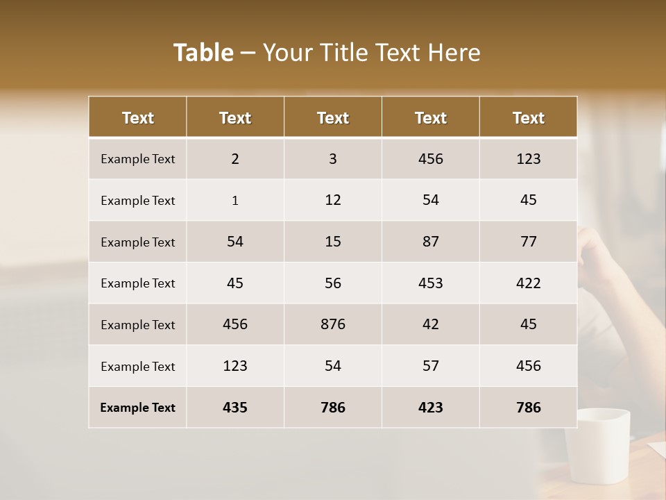 Caucasians People Ages PowerPoint Template