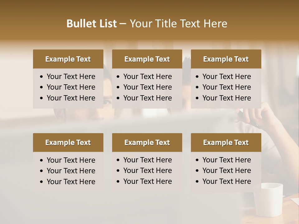 Caucasians People Ages PowerPoint Template