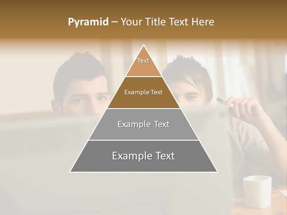 Caucasians People Ages PowerPoint Template