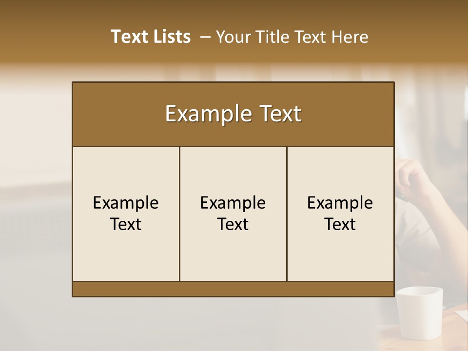 Caucasians People Ages PowerPoint Template