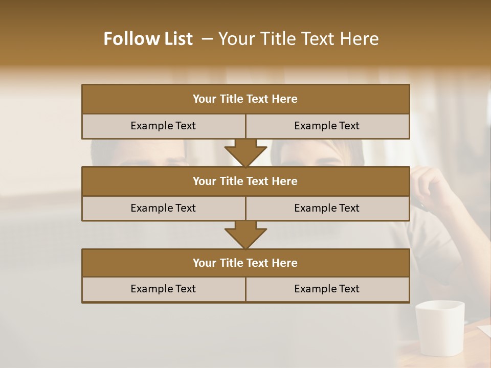 Caucasians People Ages PowerPoint Template