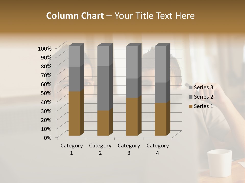Caucasians People Ages PowerPoint Template