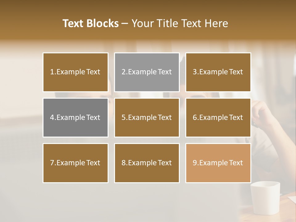 Caucasians People Ages PowerPoint Template