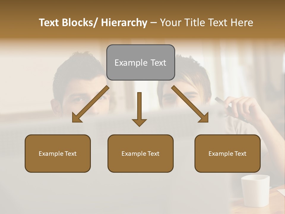 Caucasians People Ages PowerPoint Template
