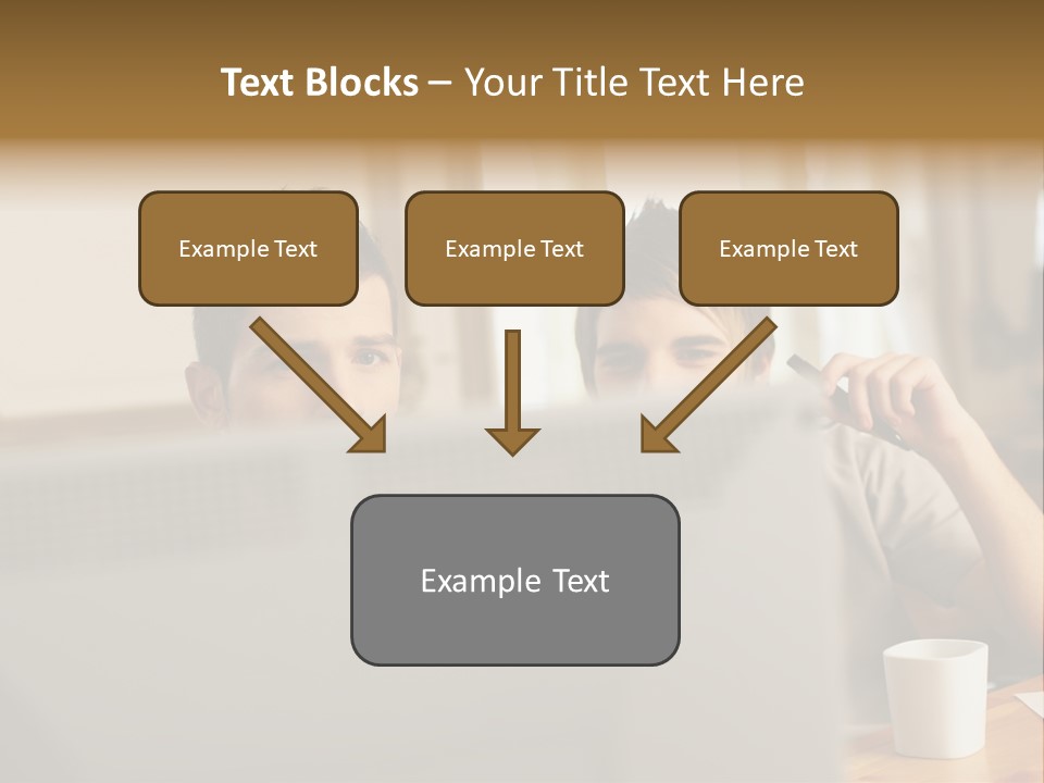 Caucasians People Ages PowerPoint Template