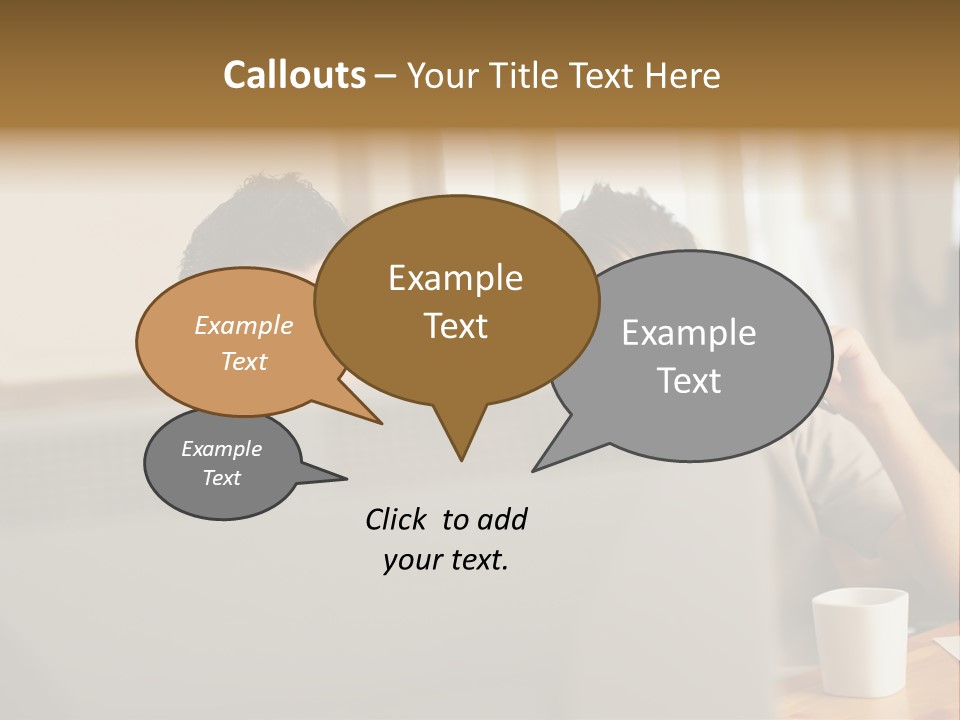 Caucasians People Ages PowerPoint Template