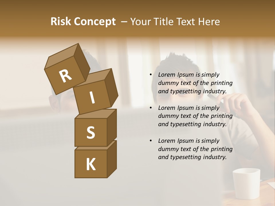 Caucasians People Ages PowerPoint Template