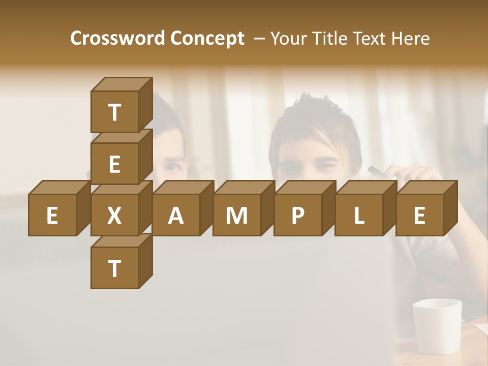 Caucasians People Ages PowerPoint Template