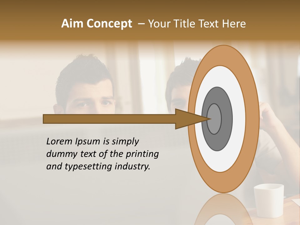 Caucasians People Ages PowerPoint Template