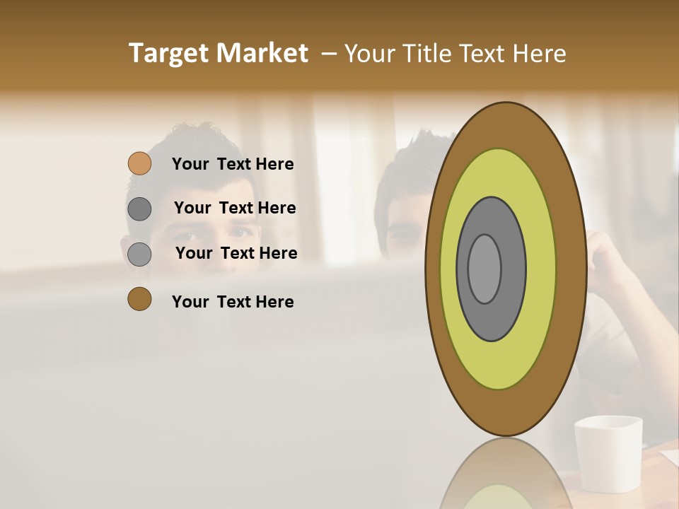 Caucasians People Ages PowerPoint Template