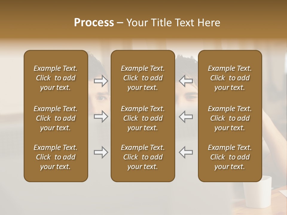 Caucasians People Ages PowerPoint Template