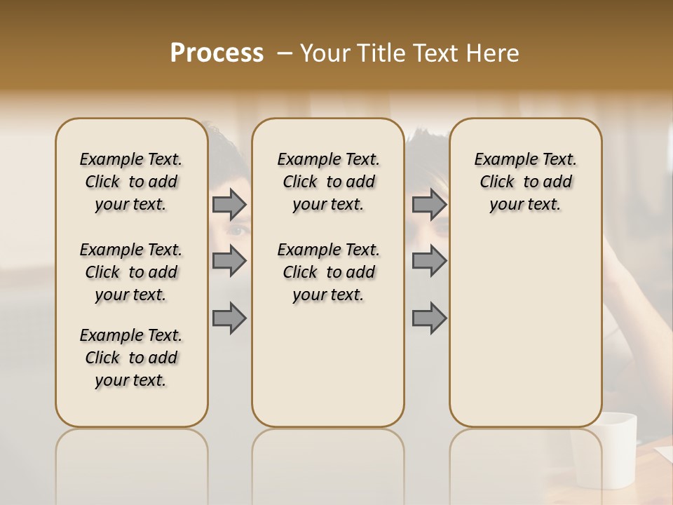 Caucasians People Ages PowerPoint Template