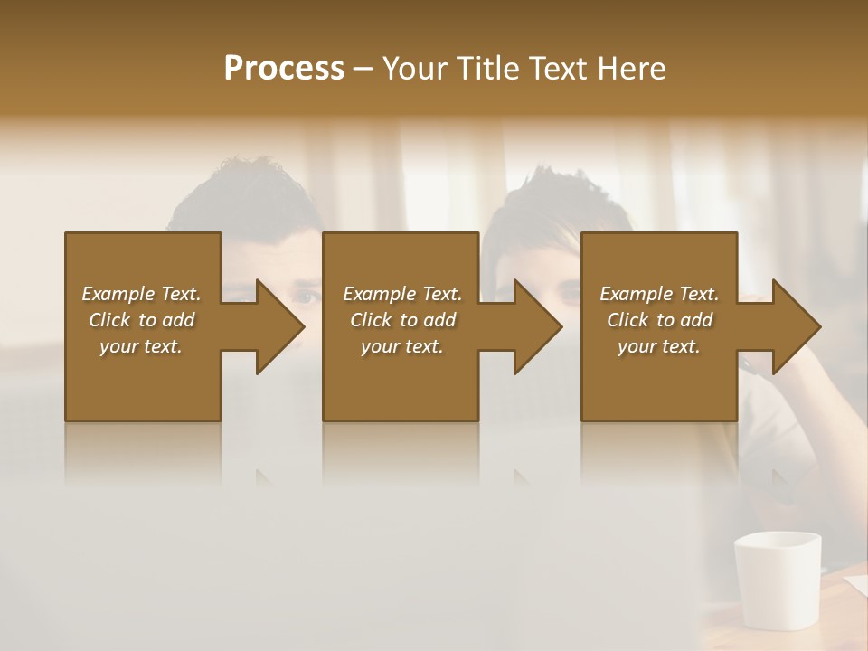 Caucasians People Ages PowerPoint Template