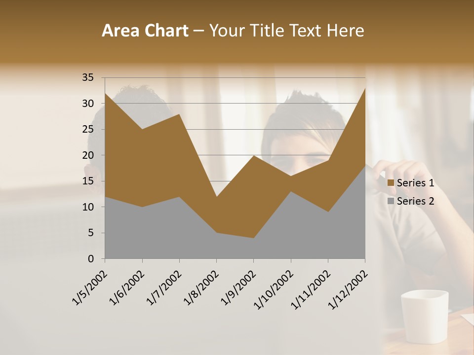 Caucasians People Ages PowerPoint Template