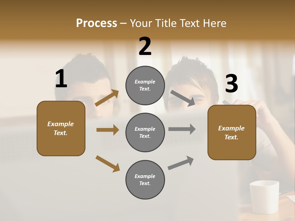 Caucasians People Ages PowerPoint Template
