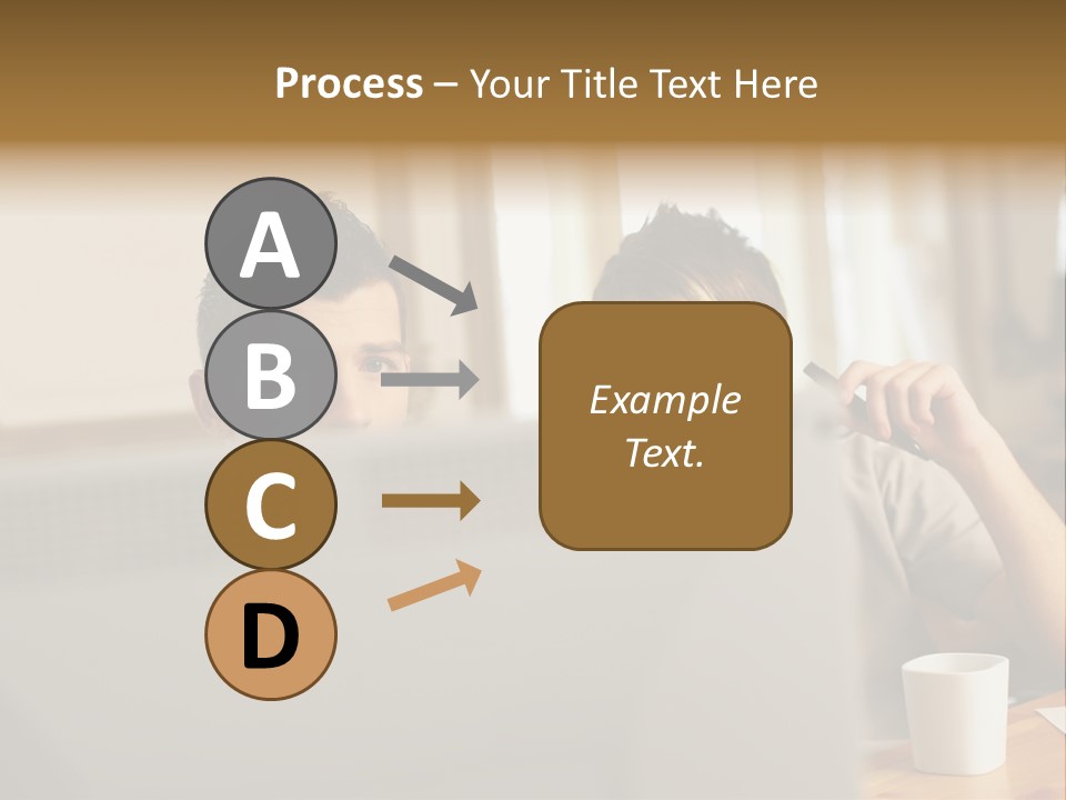 Caucasians People Ages PowerPoint Template