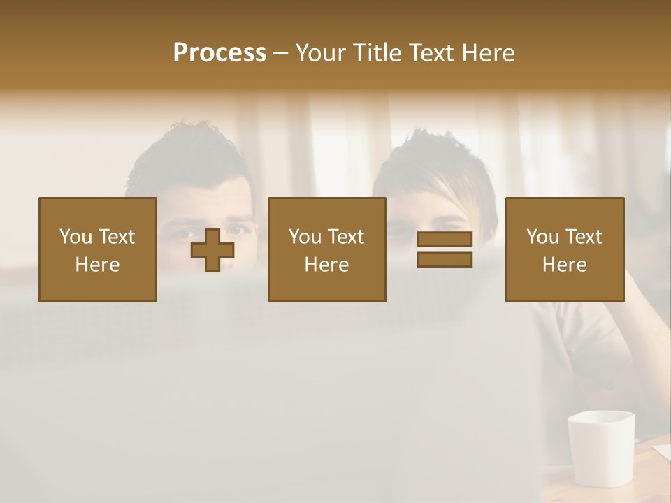 Caucasians People Ages PowerPoint Template