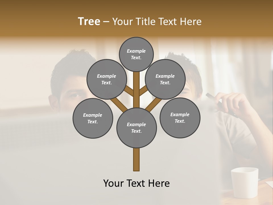 Caucasians People Ages PowerPoint Template