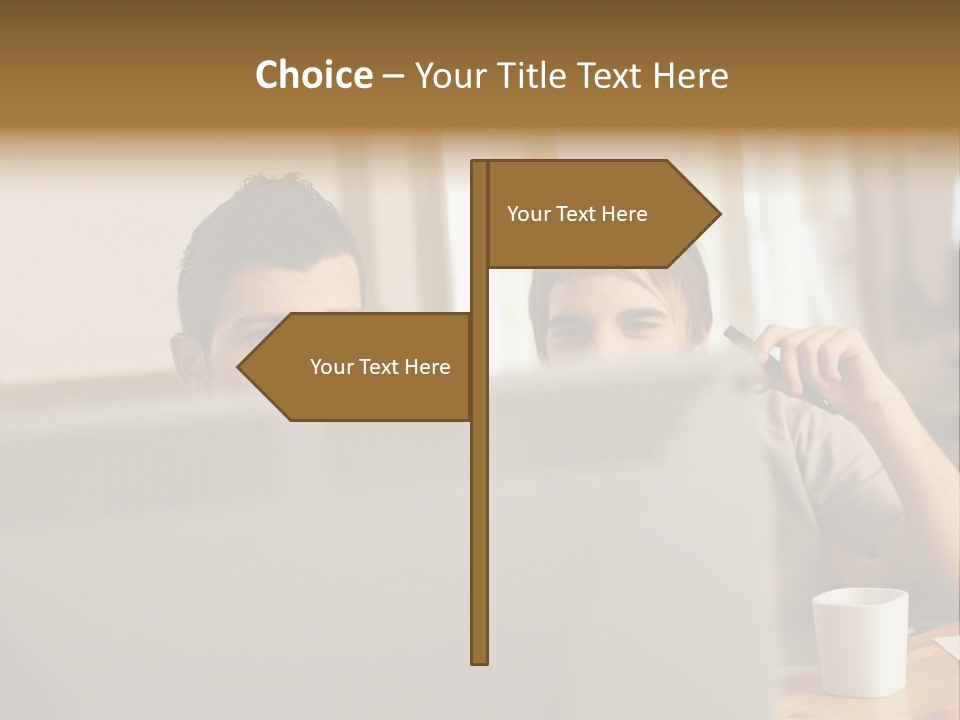 Caucasians People Ages PowerPoint Template