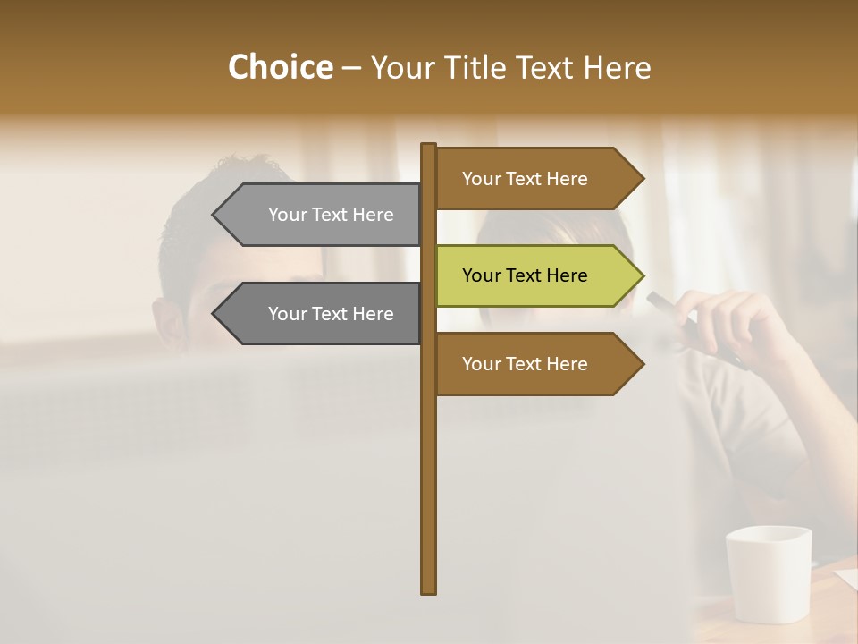 Caucasians People Ages PowerPoint Template