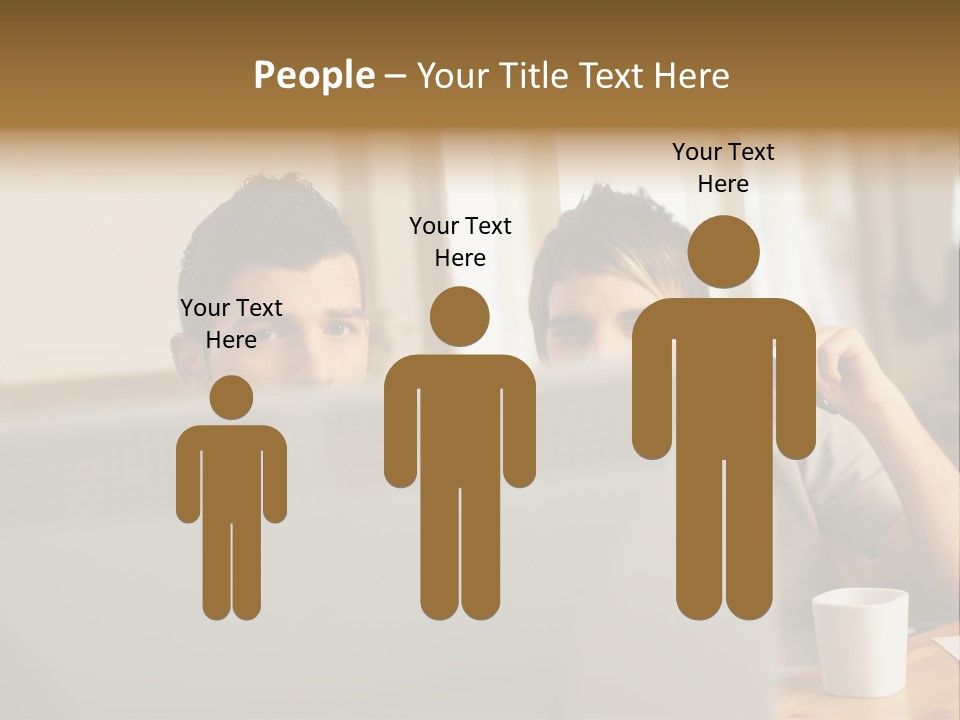 Caucasians People Ages PowerPoint Template