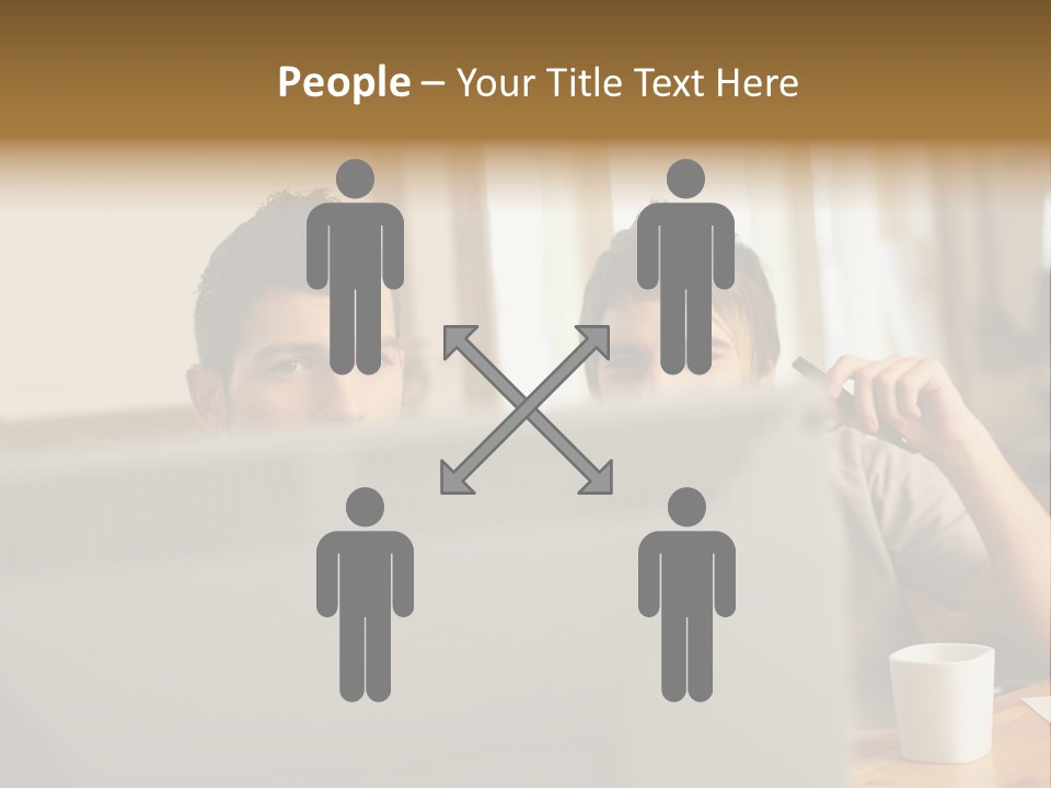 Caucasians People Ages PowerPoint Template