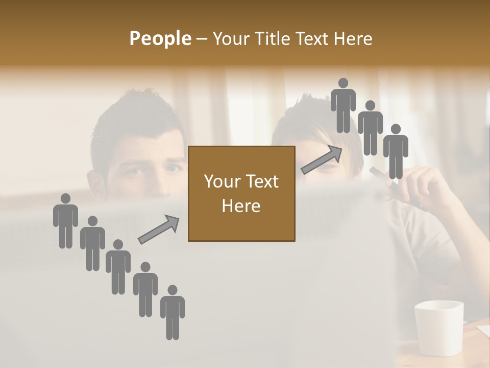 Caucasians People Ages PowerPoint Template
