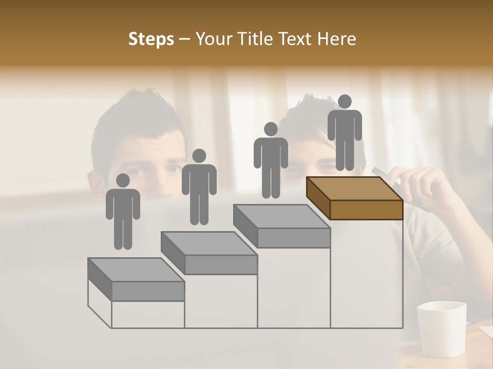 Caucasians People Ages PowerPoint Template