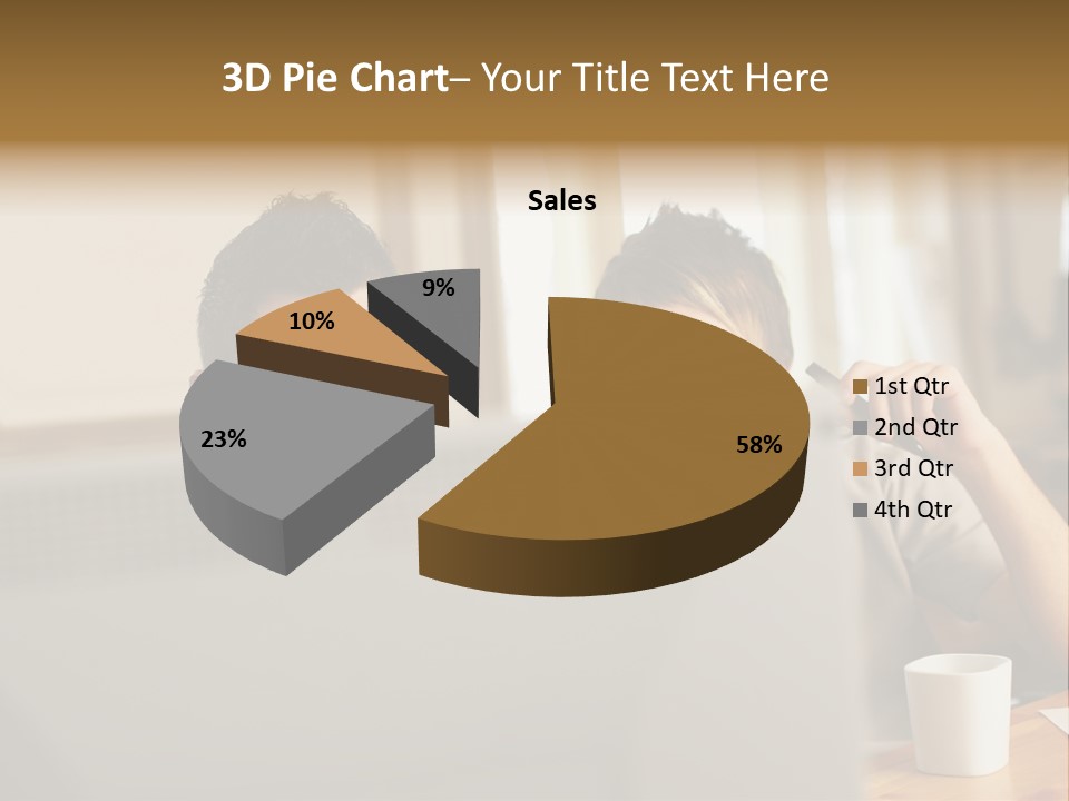 Caucasians People Ages PowerPoint Template