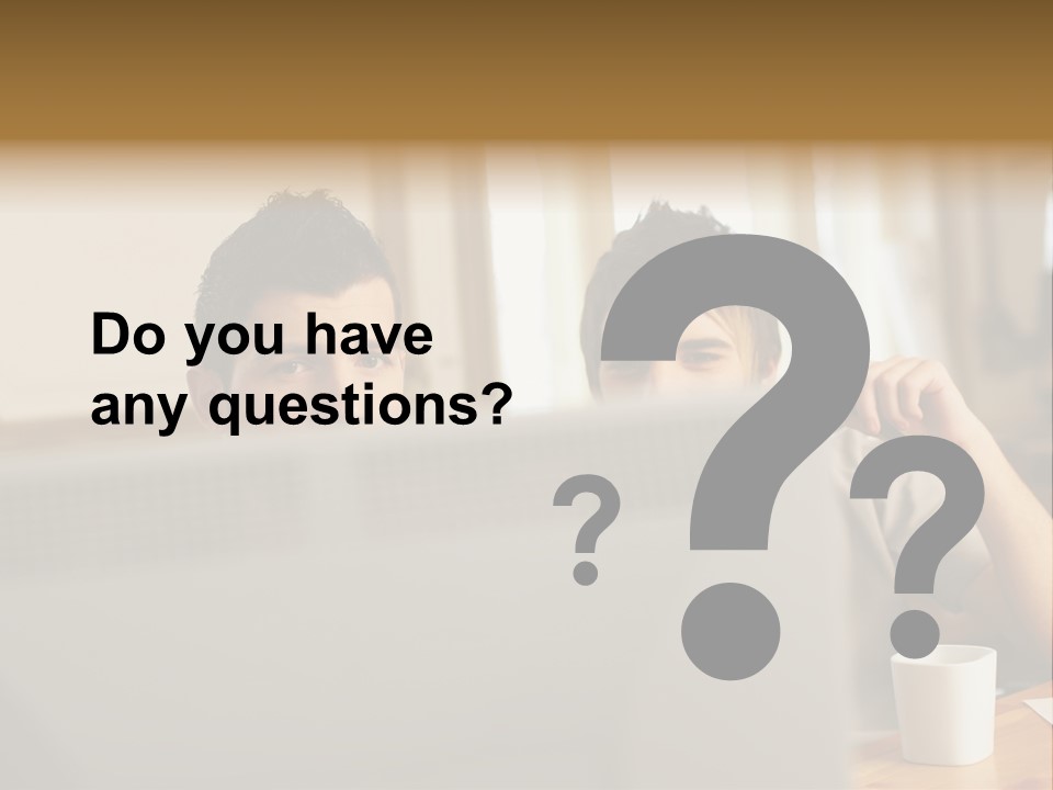 Caucasians People Ages PowerPoint Template